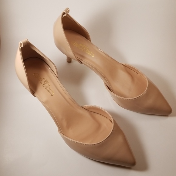 Journee Collection Shoes - Journee Collection Pointy Toe D'orsay Heels